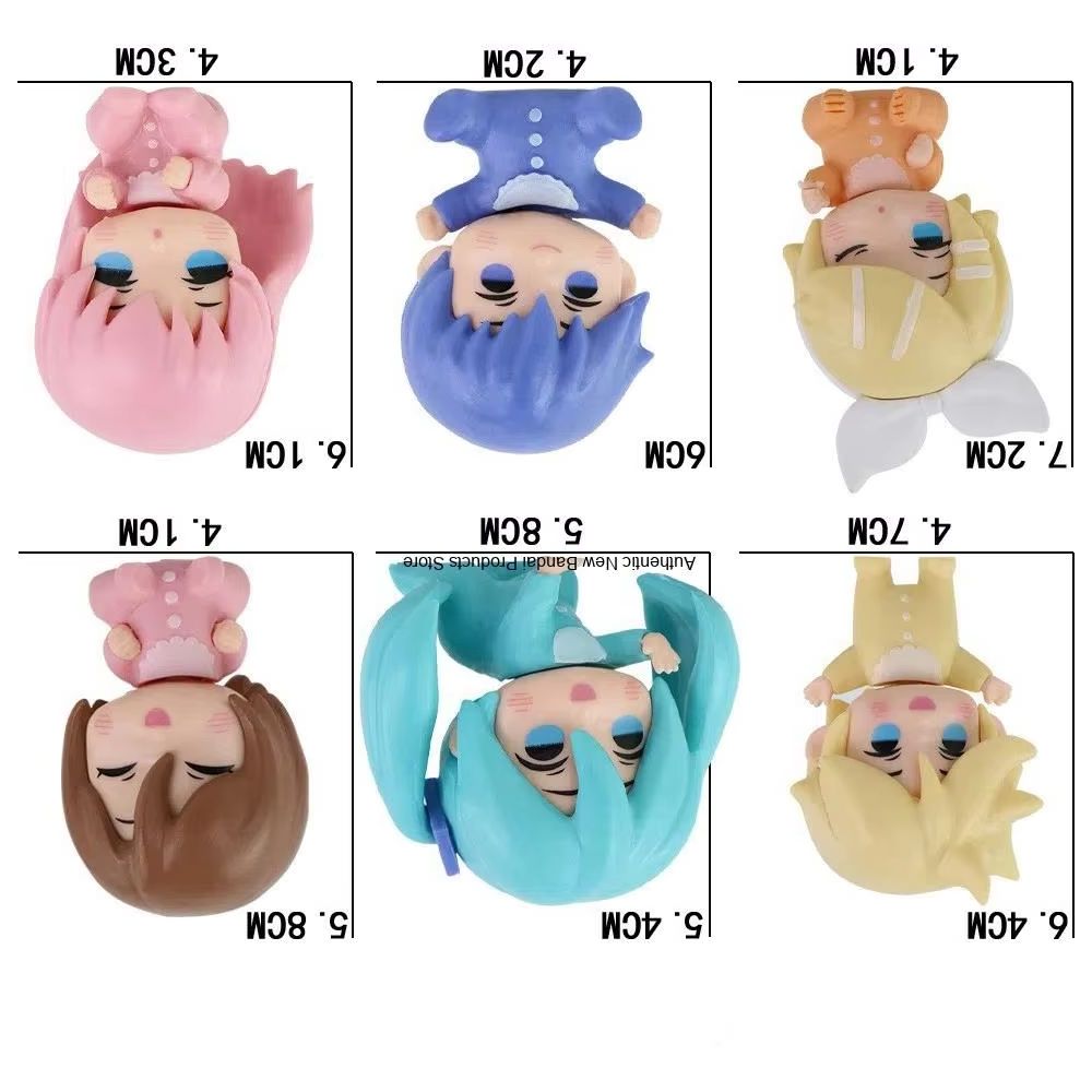 Baby Q Products - 6pcs/set Anime Hatsune Miku q-version kawaii