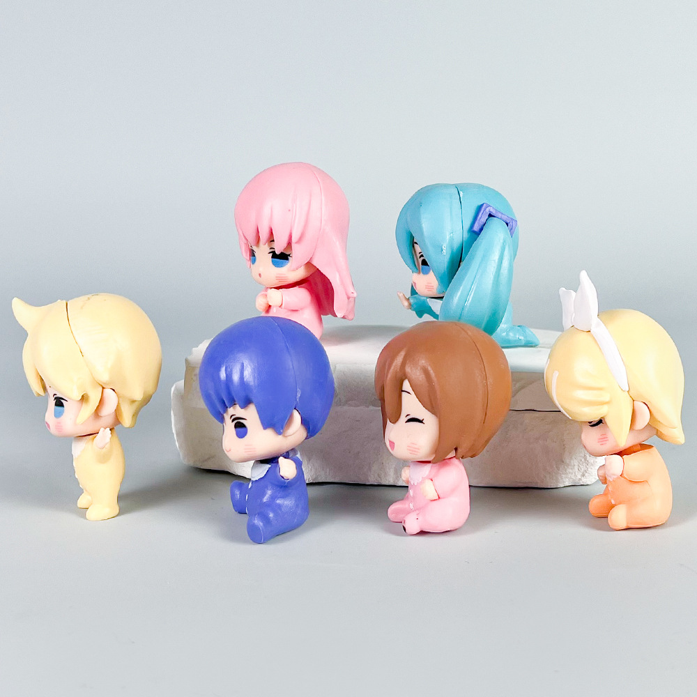 6pcs/set Anime Hatsune Miku q- - Baby Q Products review and price