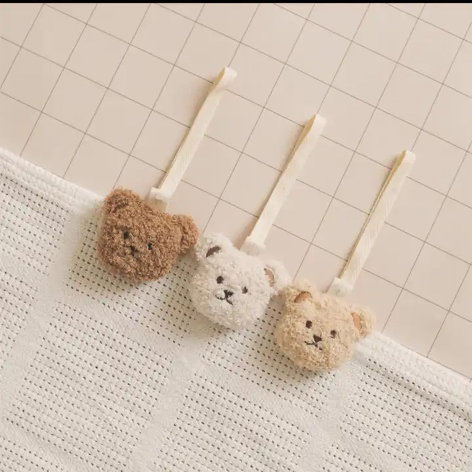 Fashion Teddy Pacifier Holder  - Baby Products Nipples review and price