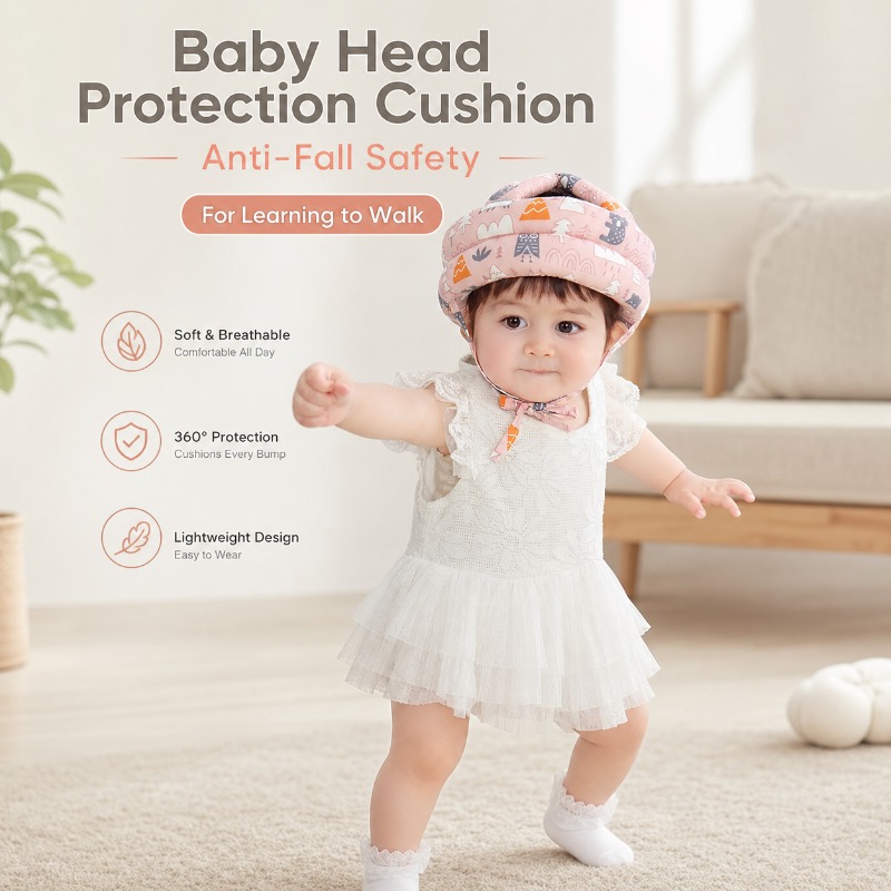 Toddler Anti Fall Helmet Adjus - Infant Head Protector review and price