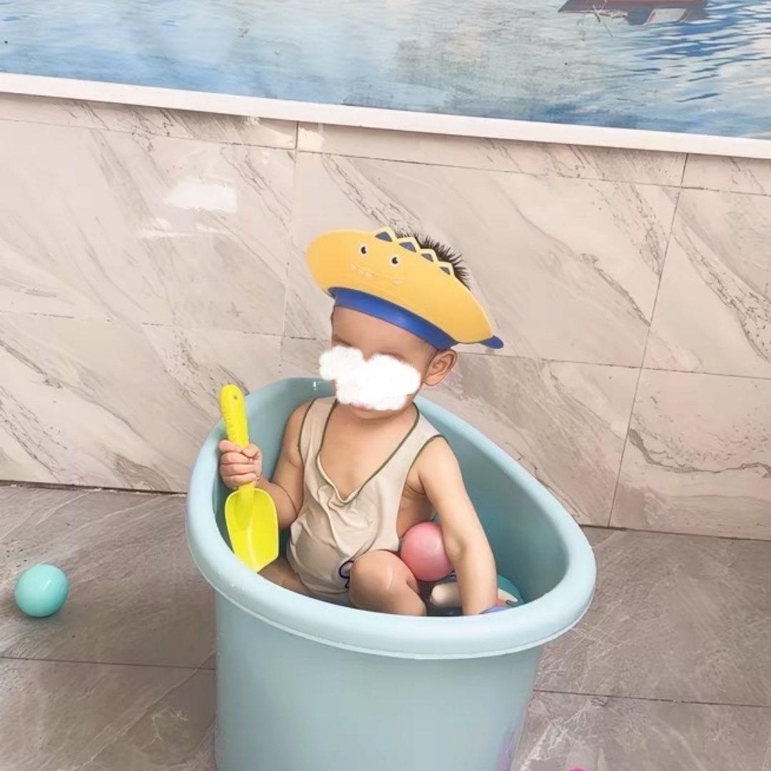 Baby Silicone Hair Wash Cap Wa - Infant Head Protector review and price